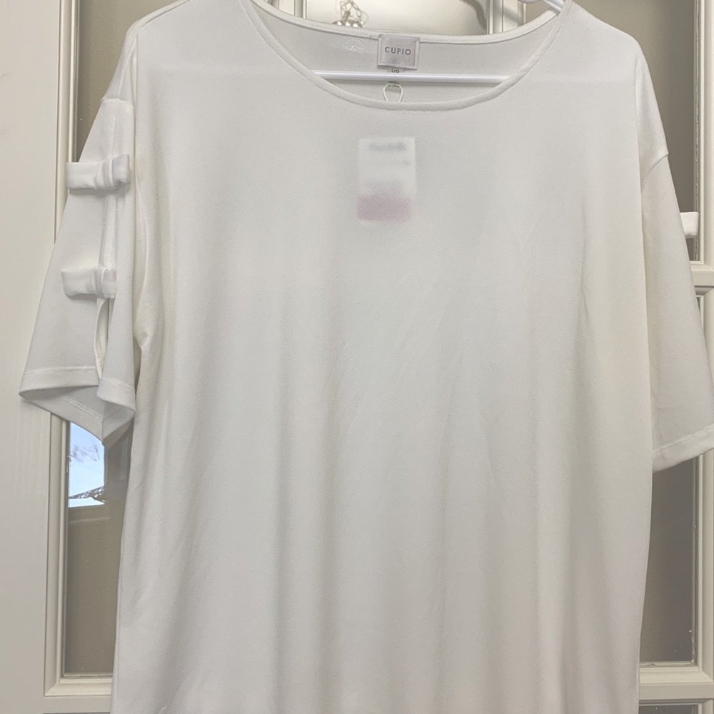 White Blouse with sleeve detailing